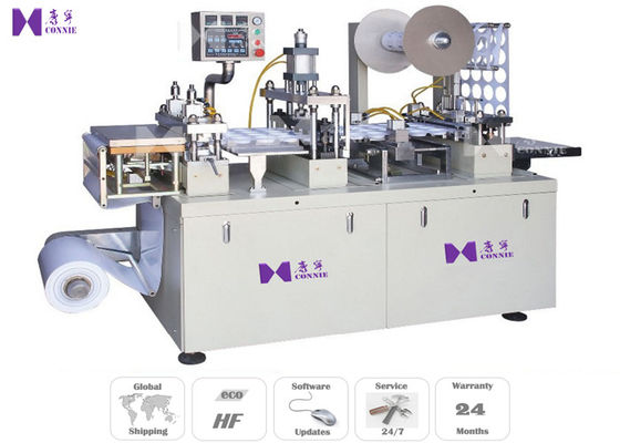 चीन पीवीसी / पीईटी पूर्ण ऑटो ब्लिस्टर बनाने की मशीन 0.6Mpa वायु दबाव 2150 × 950 × 1750 मिमी फैक्टरी