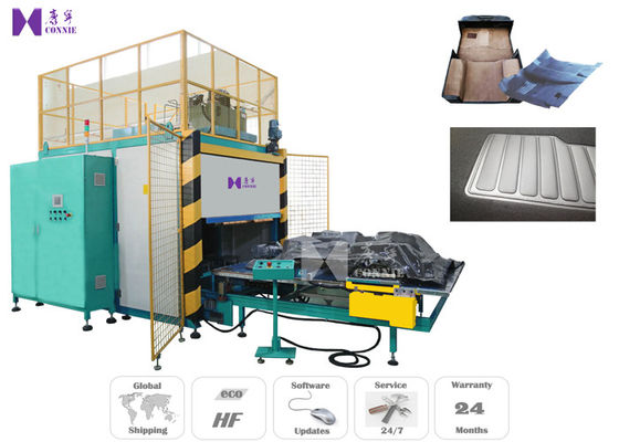 चीन स्वचालित एचएफ मंजिल चटाई वेल्डिंग मशीन स्लाइड ट्रे शैली 15KW 3-5 पीसी / मिन फैक्टरी